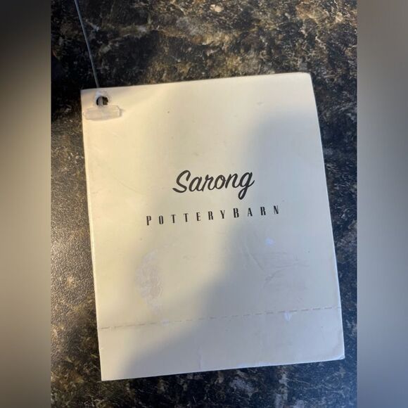 NWT Pottery Barn Sarong With Carrier Bag Floral OS - Picture 5 of 8